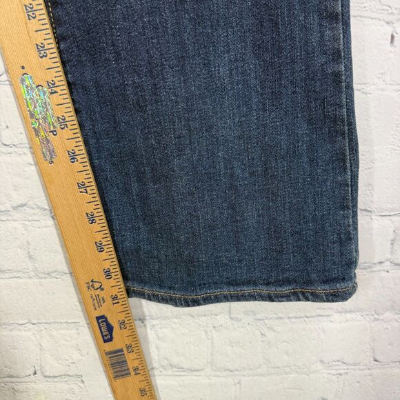 Lucky Brand Jeans Women Size 31 R Blue Sweet Mid Rise Boot Cut Dark Blue Western - Picture 16 of 16